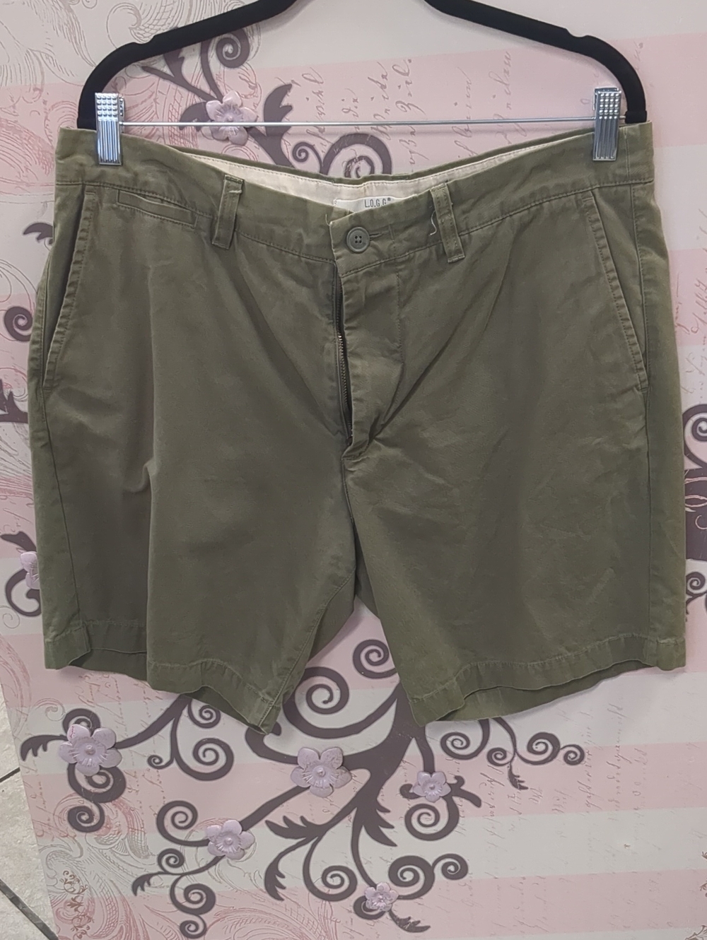 H&M Olive Green Men's Cargo Shorts